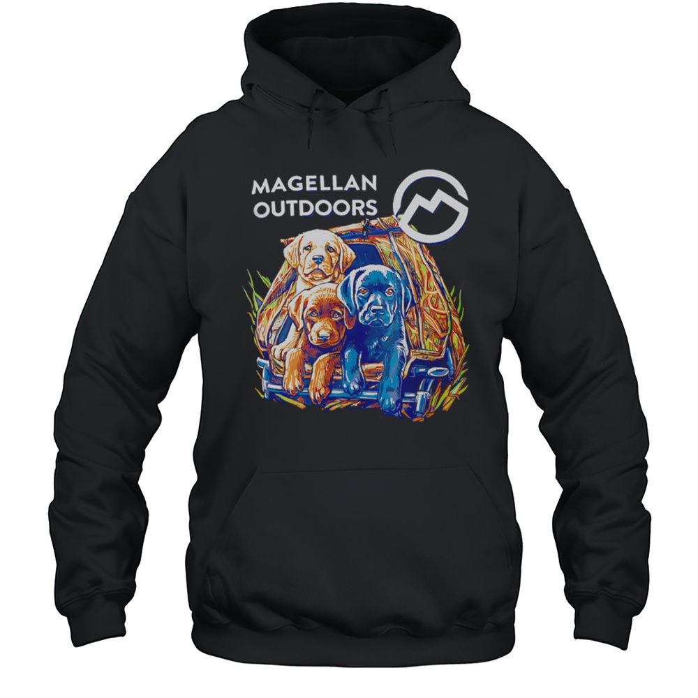 Magellan Outdoors Mens Puppy Blind Dogs Shirt Unisex Hoodie