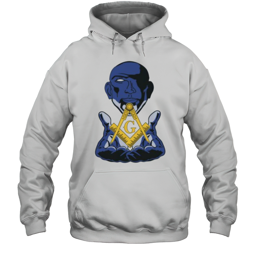 Mason Shadow Behold Square Compass Masonic Lodge Shirt Unisex Hoodie