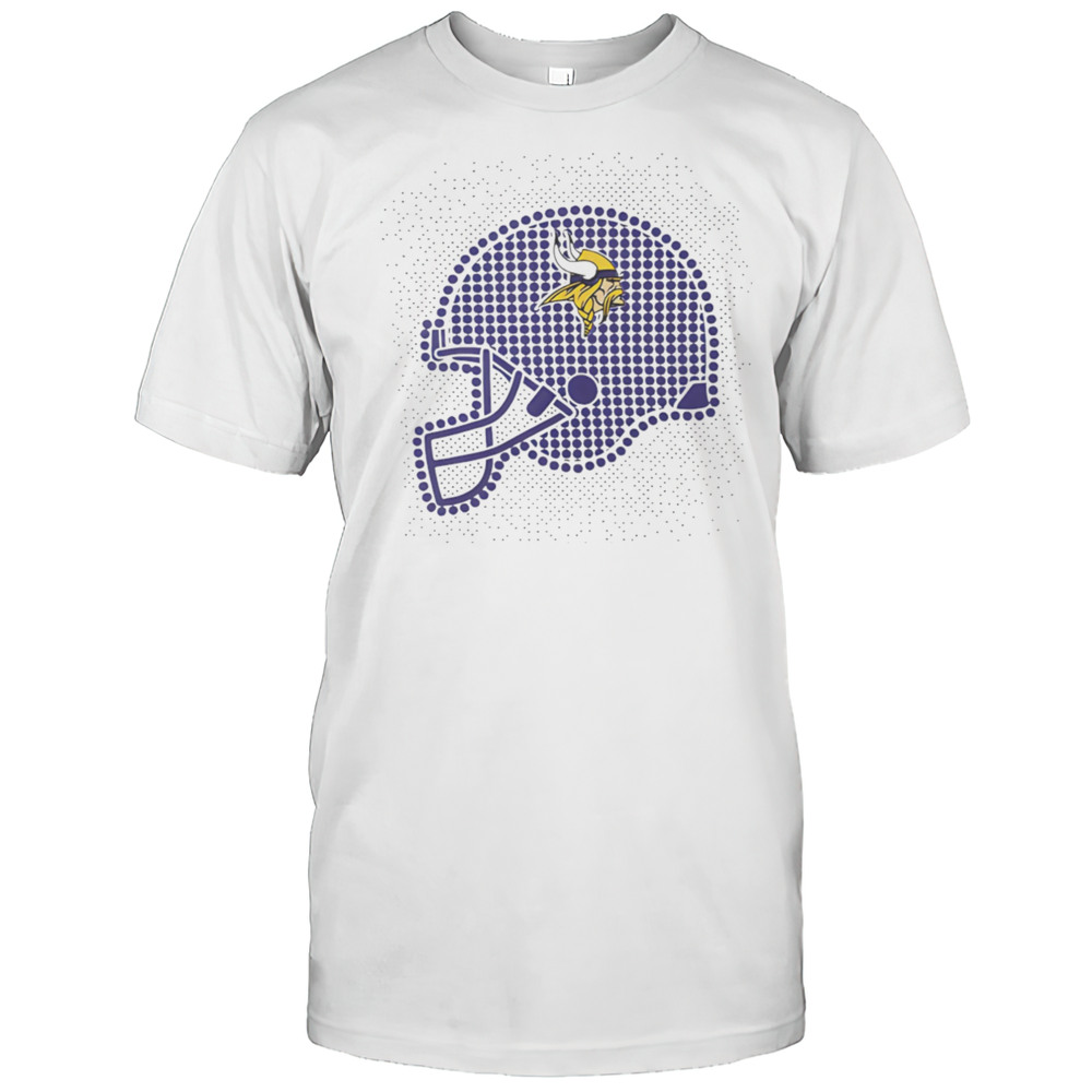 Minnesota Vikings Polka Dots Helmet Shirt