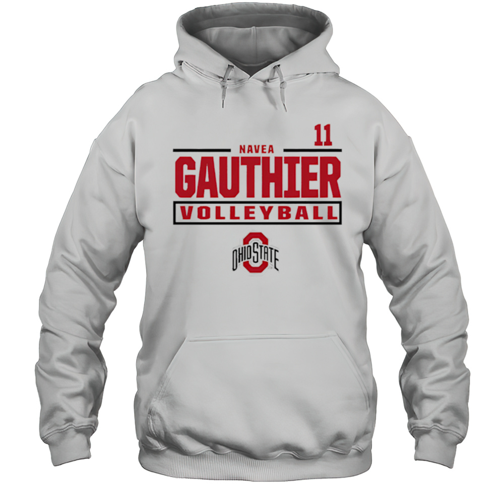 Navea Gauthier Ohio State Buckeyes Volleyball 11 Shirt Unisex Hoodie