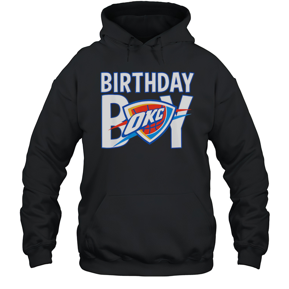 NBA Birthday Boy OKC Thunder Logo Shirt Unisex Hoodie