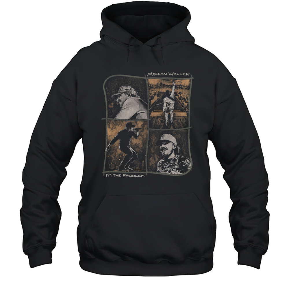 Official Morgan Wallen Photo Collage Shirt Unisex Hoodie