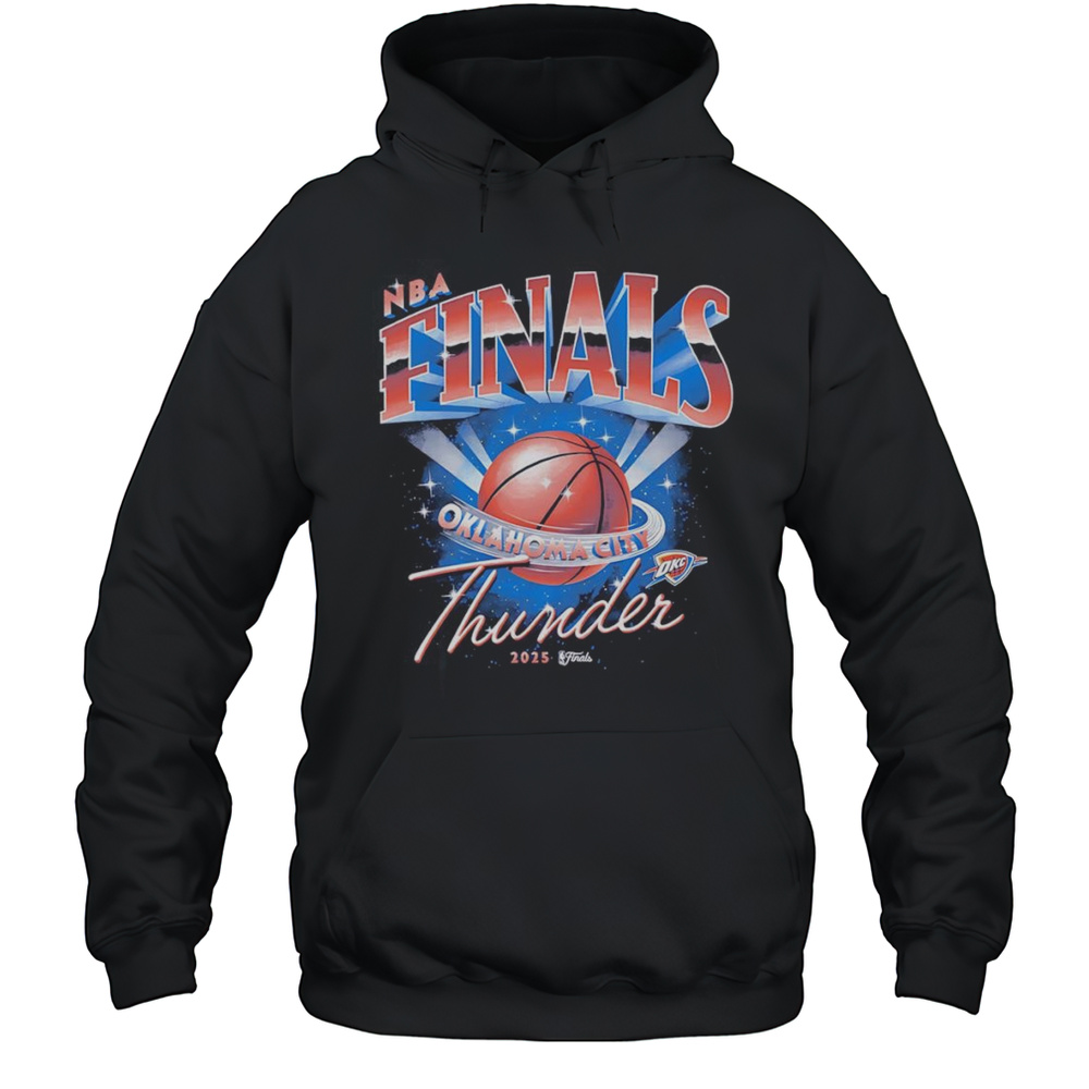 Okc Thunder 2025 NBA Finals Space Basketball Shirt Unisex Hoodie