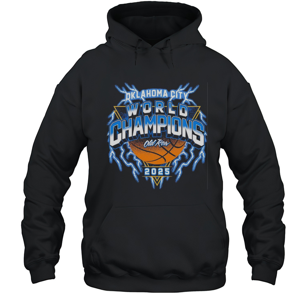 OKC World Champions 2025 Basketball Shirt Unisex Hoodie