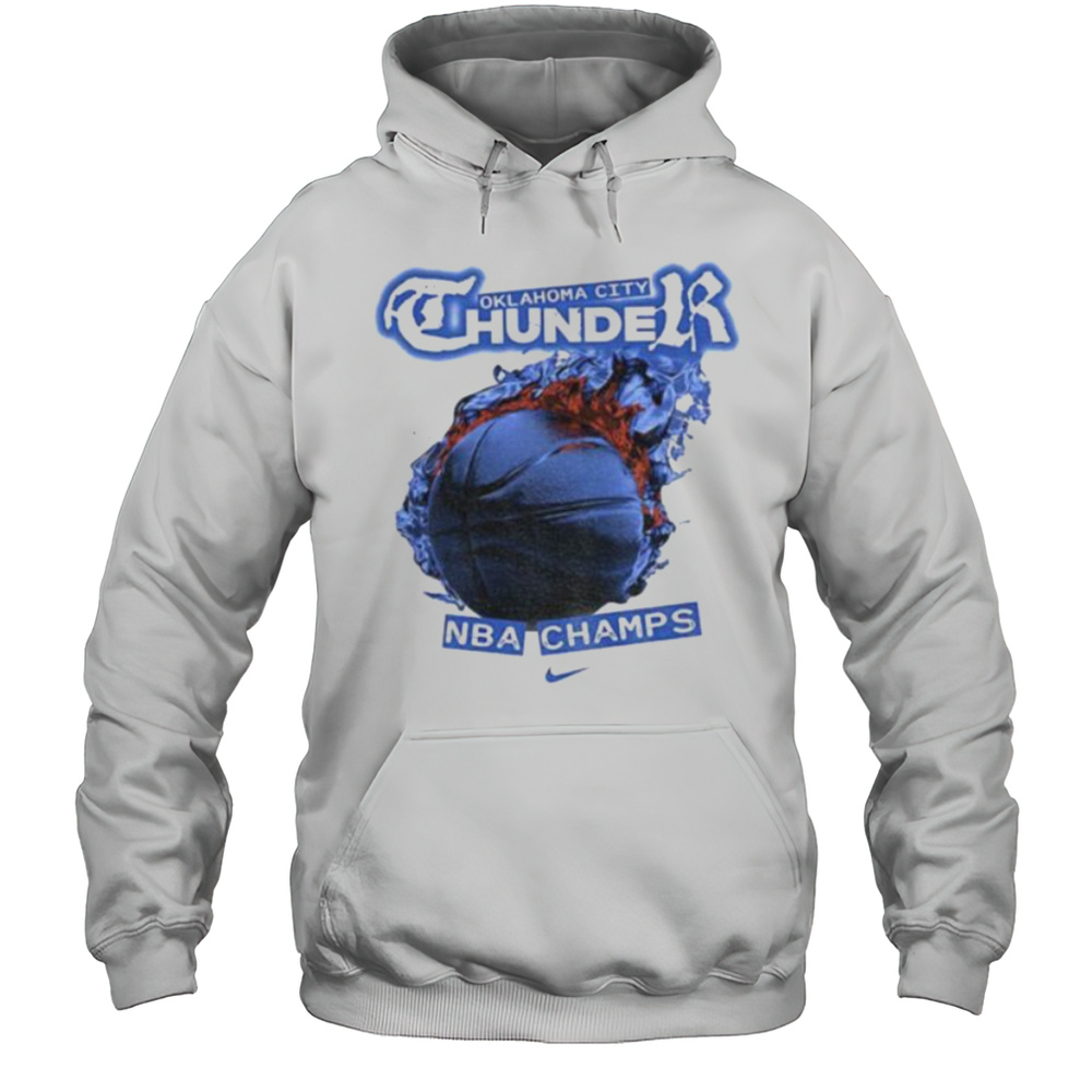 Oklahoma City Thunder 2025 NBA Finals Champions Shirt Unisex Hoodie