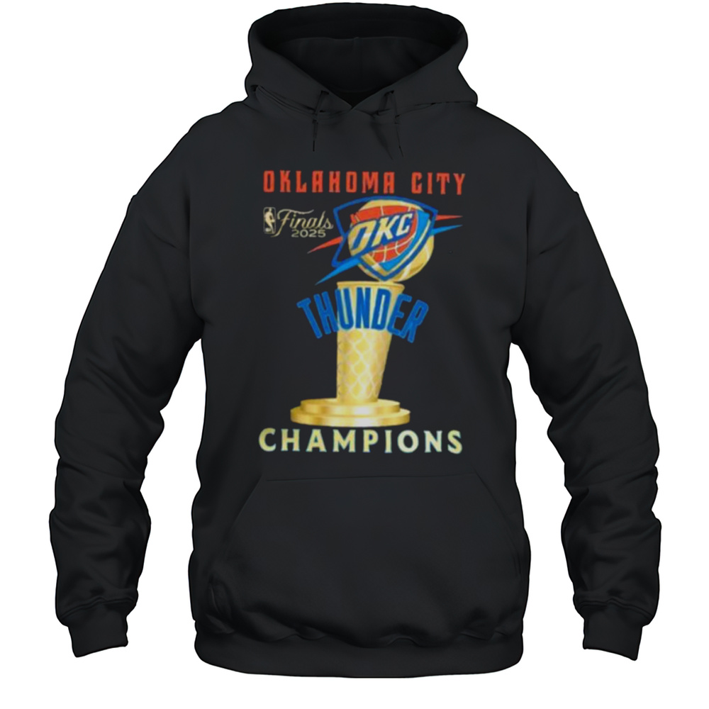 Oklahoma City Thunder Finals 2025 Champions Shirt Unisex Hoodie