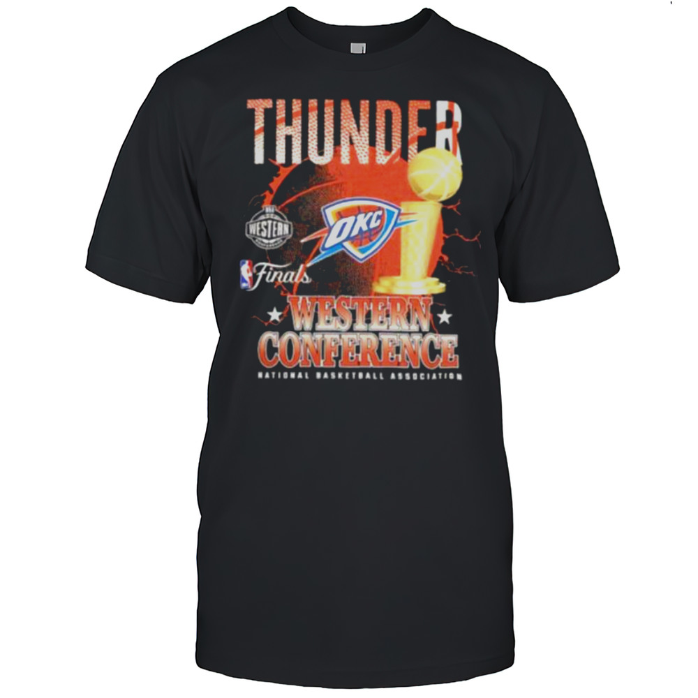 Oklahoma City Thunder NBA 2025 Western Conference Finals Shirt