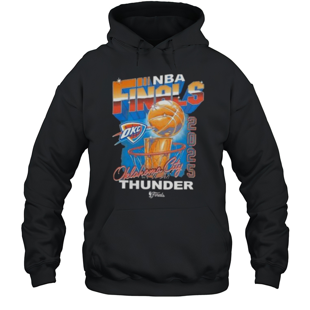 Oklahoma City Thunder NBA Finals 2025 Retro Shirt Unisex Hoodie