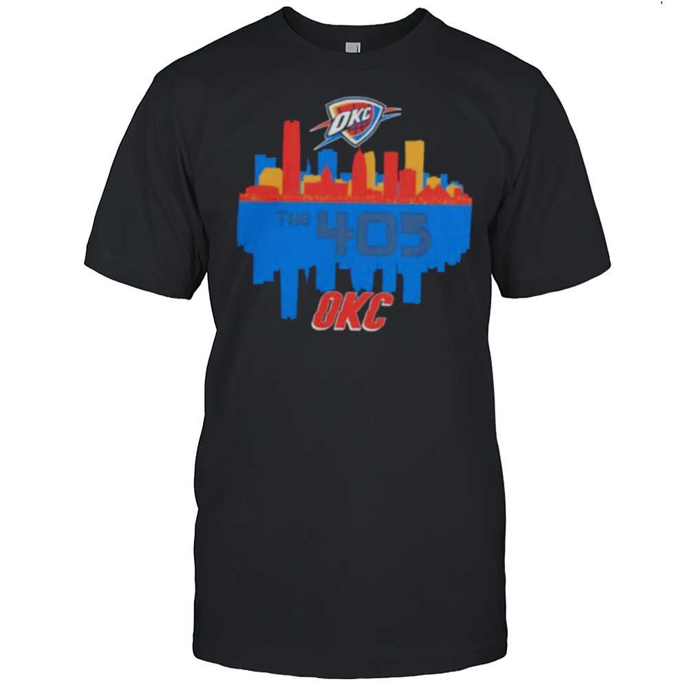 Oklahoma City Thunder The 405 City Skyline Shirt