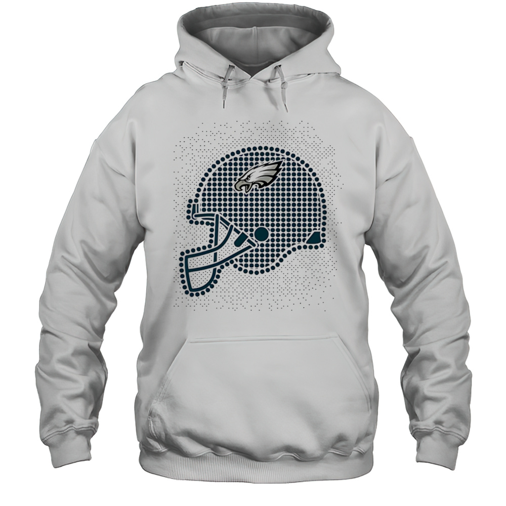 Philadelphia Eagles Polka Dots Helmet Shirt Unisex Hoodie