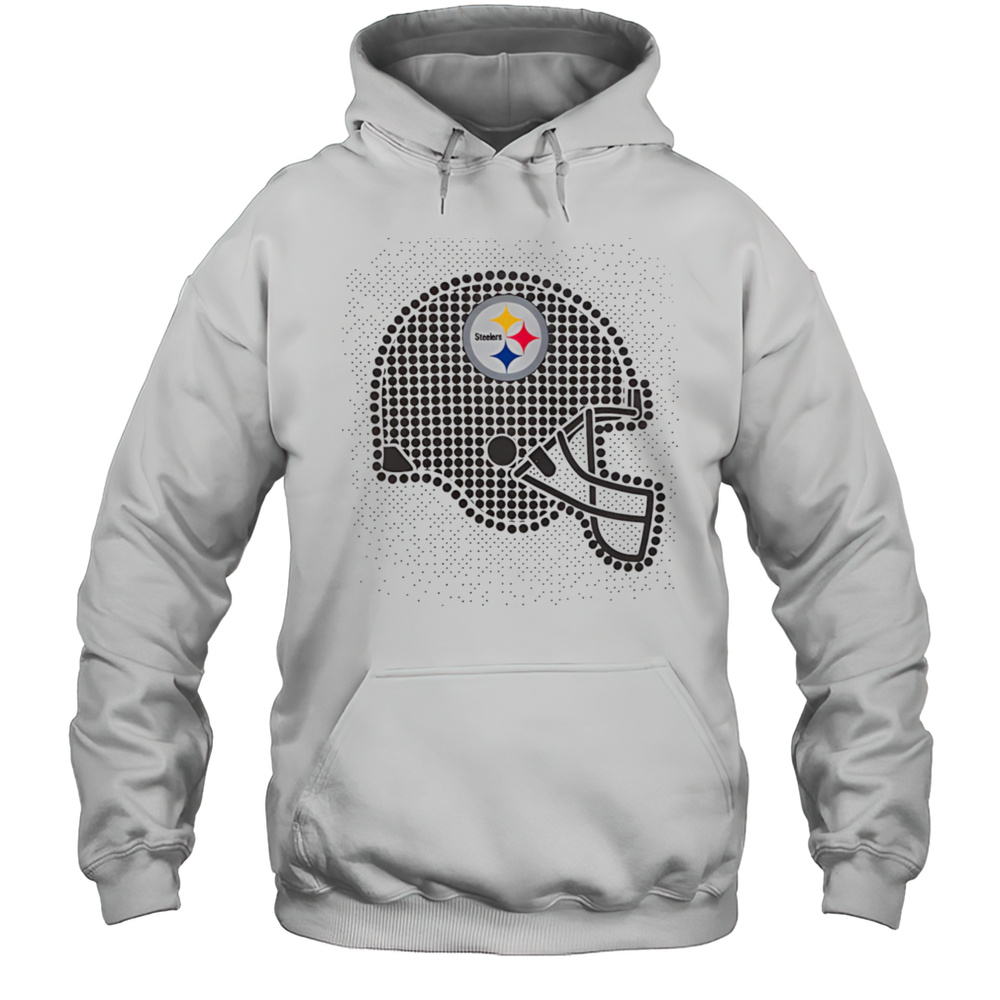 Pittsburgh Steelers Polka Dots Helmet Shirt Unisex Hoodie