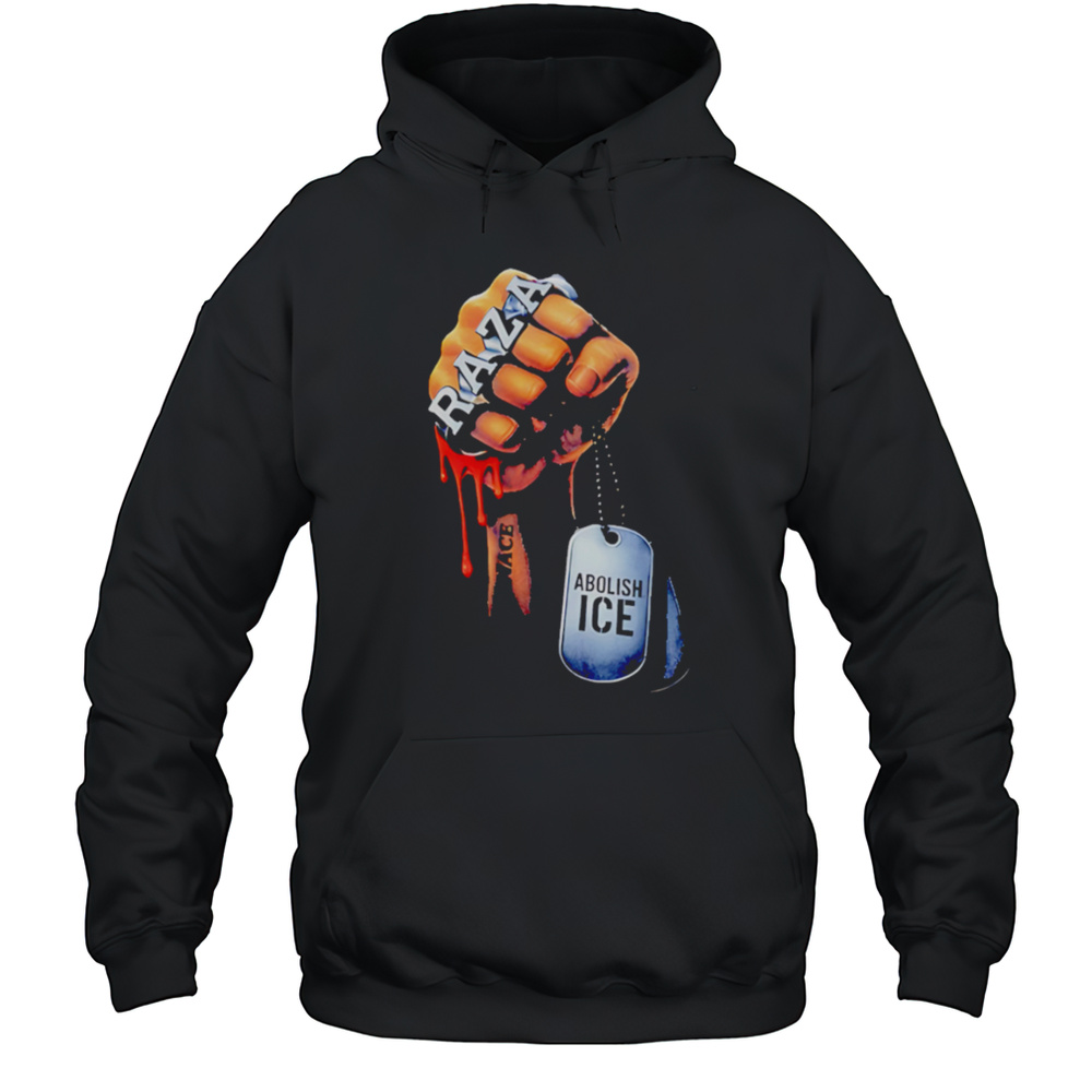 Raza Abolish Ice Retro Shirt Unisex Hoodie