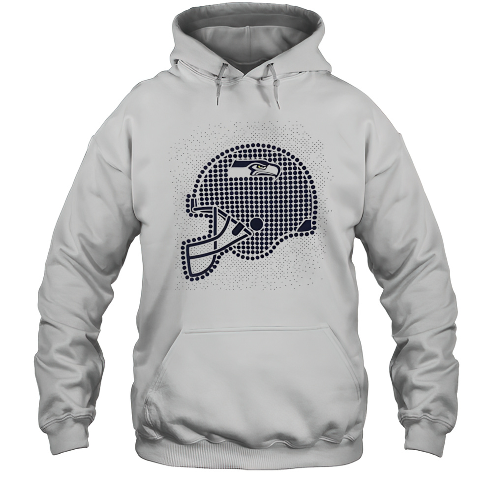 Seattle Seahawks Polka Dots Helmet Shirt Unisex Hoodie