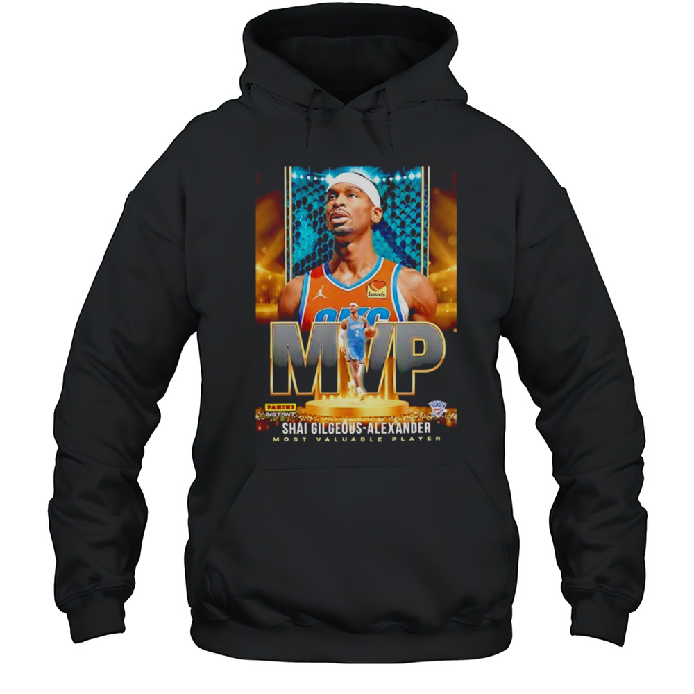 Shai Gilgeous Alexander 2025 MVP Oklahoma City Thunder Basketball Shirt Unisex Hoodie