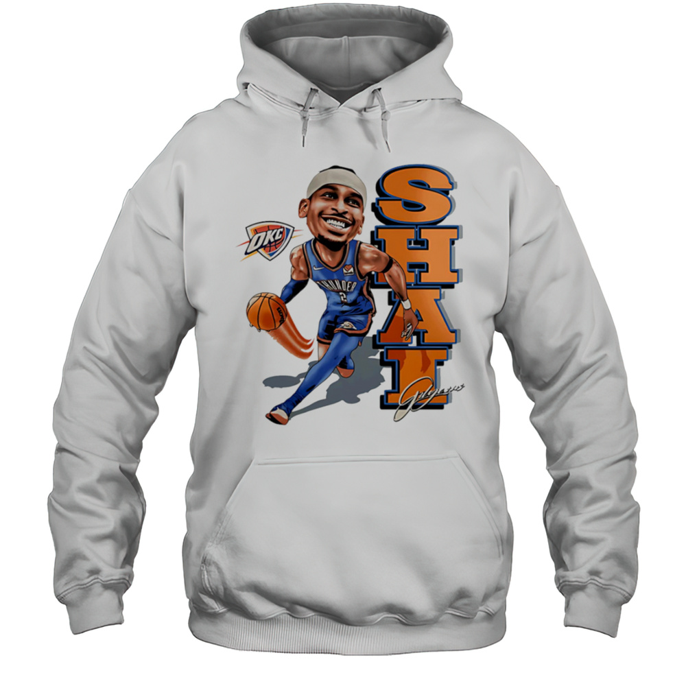 Shai Gilgeous-Alexander Funny Cartoon Shirt Unisex Hoodie
