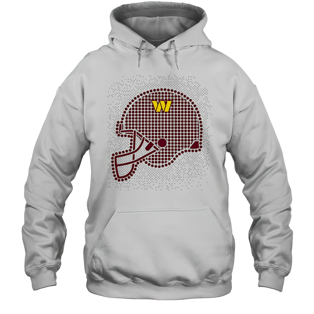 Washington Commanders Polka Dots Helmet Shirt Unisex Hoodie