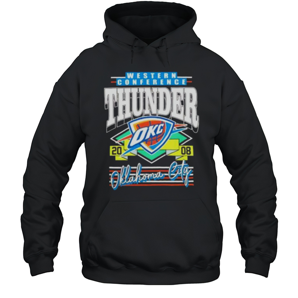 Western Conference Oklahoma City Thunder 2008 Shirt Unisex Hoodie
