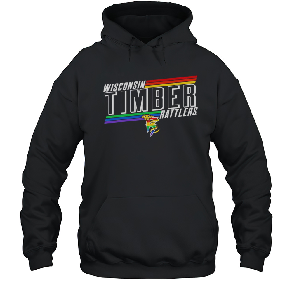 Wisconsin Timber Rattlers Pride Night Shirt Unisex Hoodie