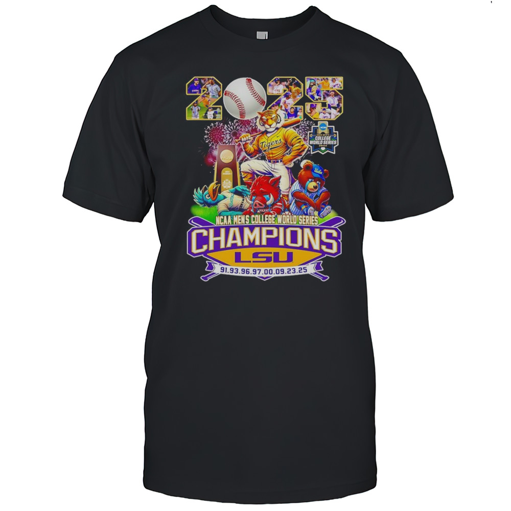 2025 NCAA Mens College World Series Champions LSU Shirt
