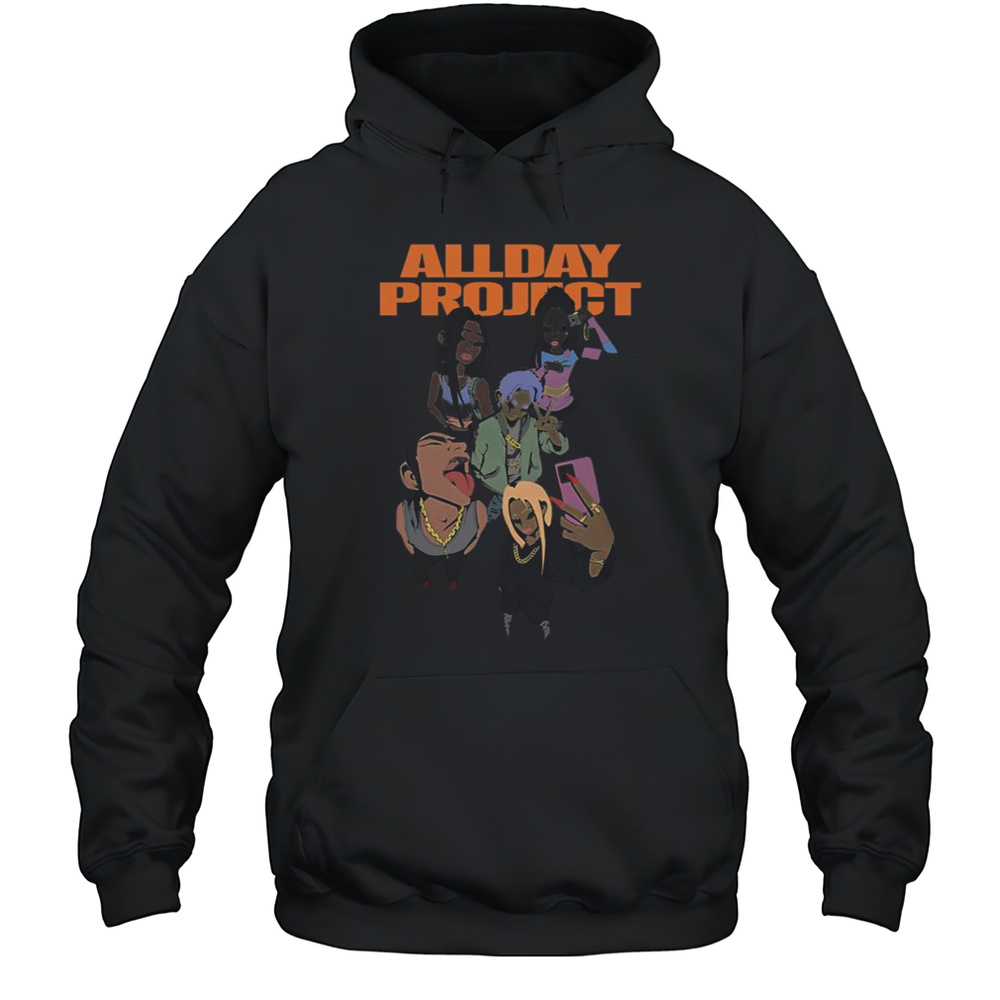 Allday Project Color Cartoon Famous 2025 T-Shirt Unisex Hoodie