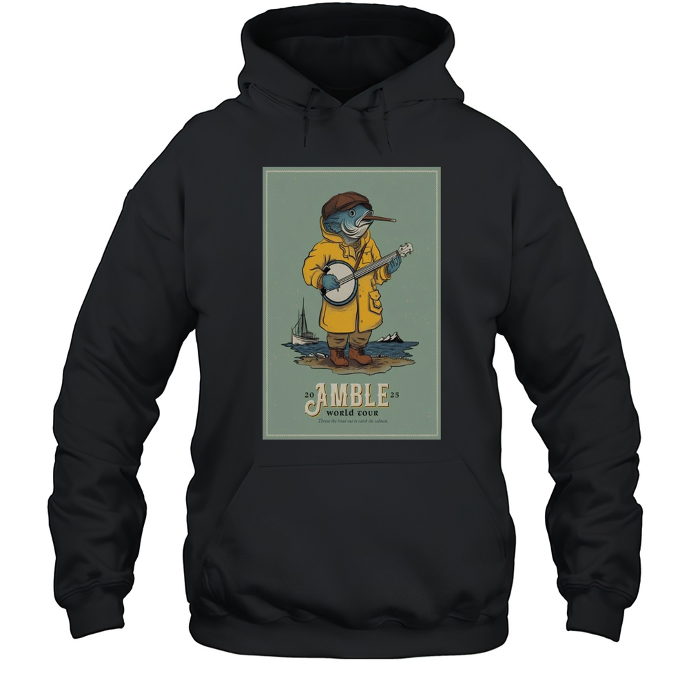 Amble World Tour 2025 Poster T-Shirt Unisex Hoodie