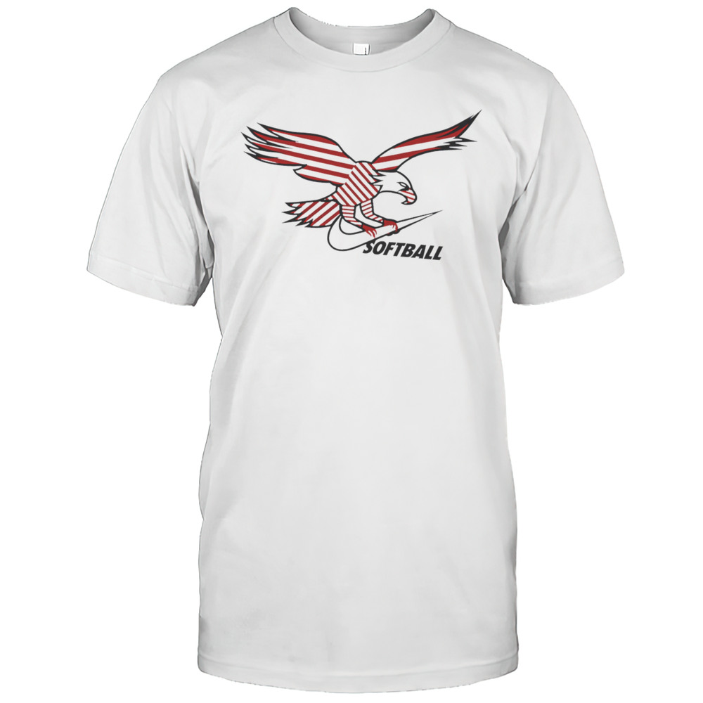 American Eagle Swoosh Softball Shirt