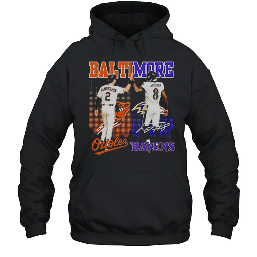 Baltimore Orioles And Ravens And Star Power Shirt Unisex Hoodie