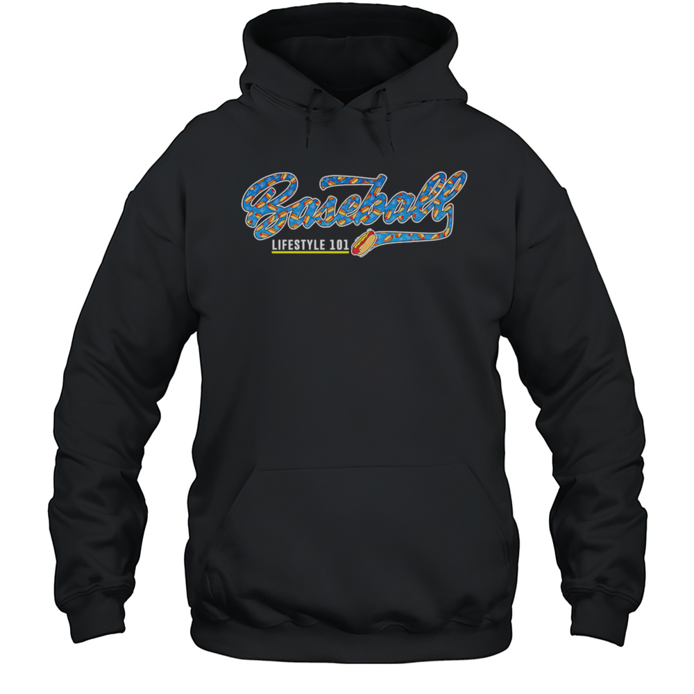 Baseball Hot Dog Lifestyle 101 Shirt Unisex Hoodie