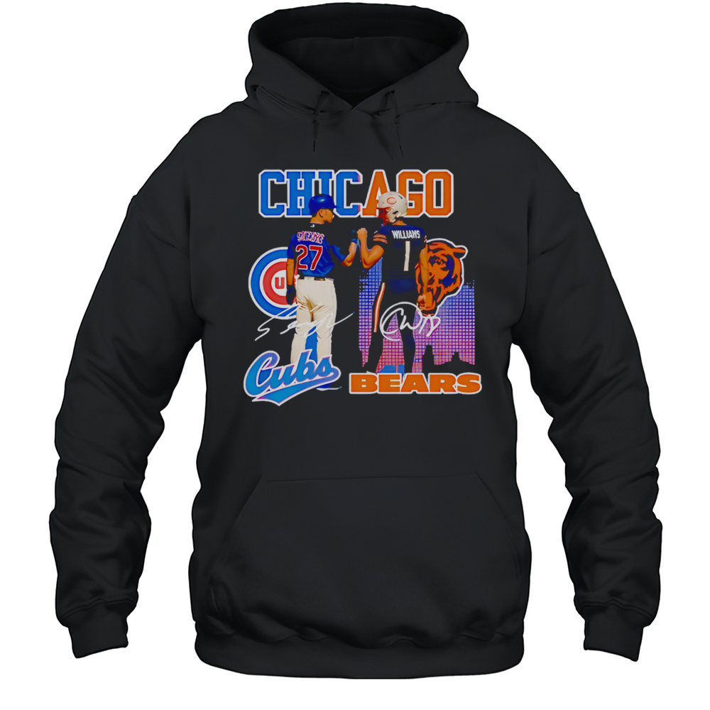 Chicago Cubs And Bears Star Power Shirt Unisex Hoodie
