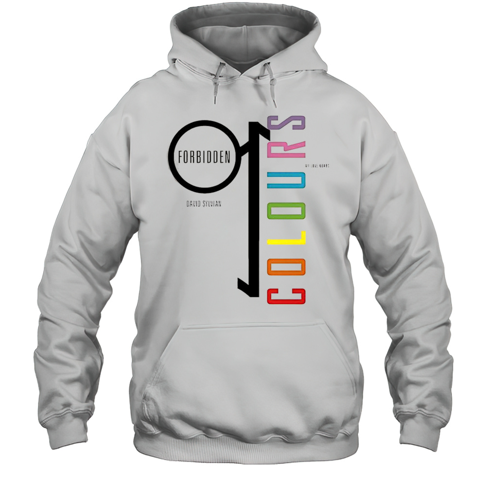 David Sylvian Forbidden Colours My Love Wears Pride Rainbow T-Shirt Unisex Hoodie