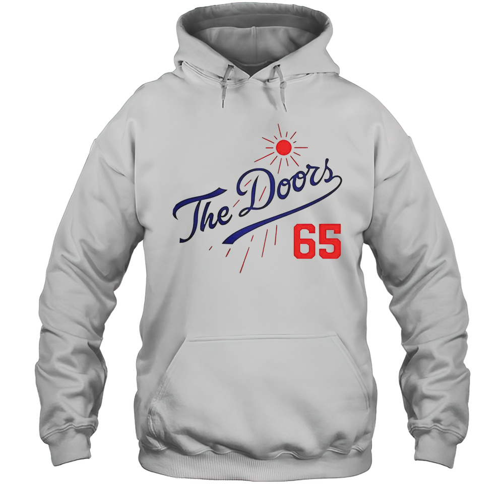 Doors Summer Baseball 65 LA Dodgers T-Shirt Unisex Hoodie