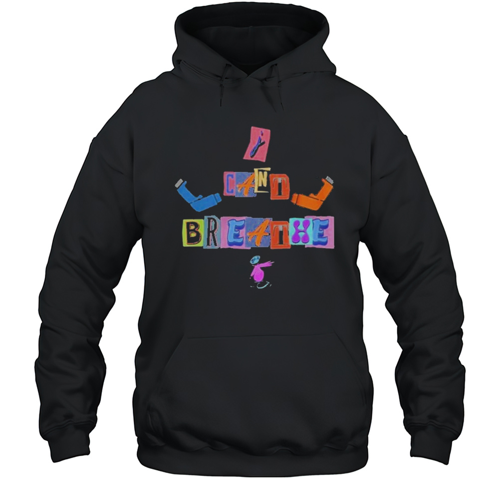 JayPierlis I Cant Breathe Abstract 2025 T-Shirt Unisex Hoodie