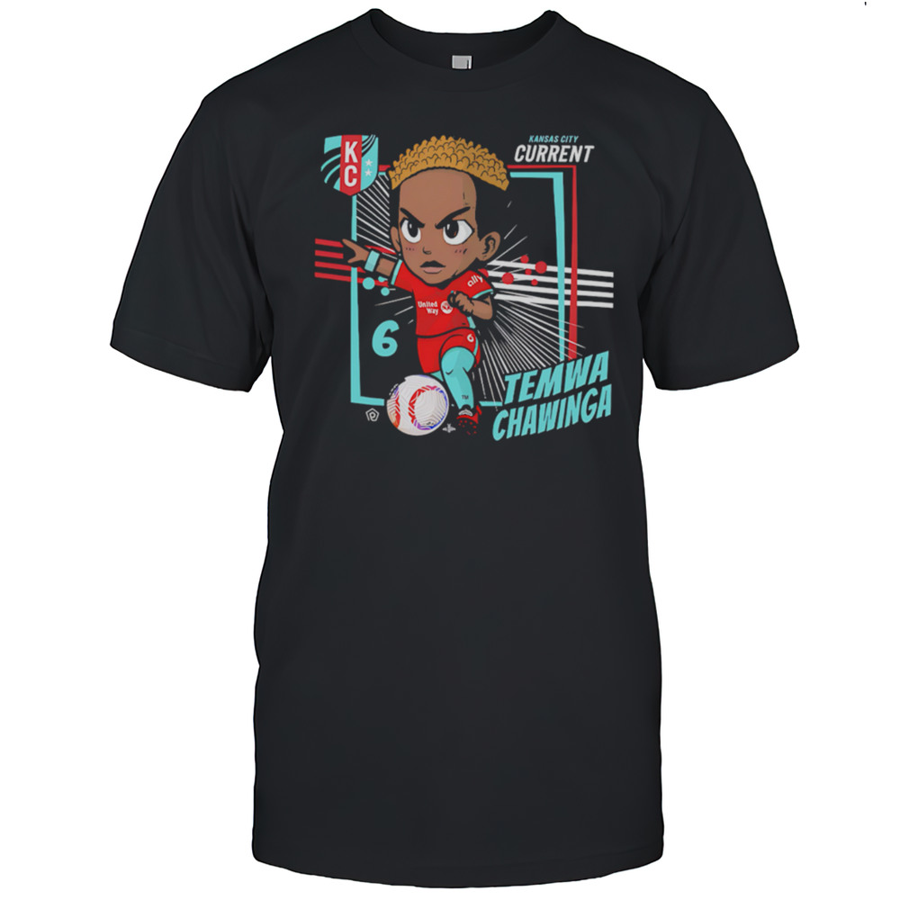 Kansas City Current Temwa Chawinga 6 Chibi Cartoon Shirt