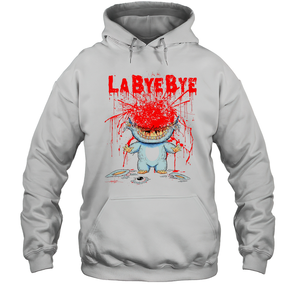 La Bye Bye Horror Labubu Shirt Unisex Hoodie