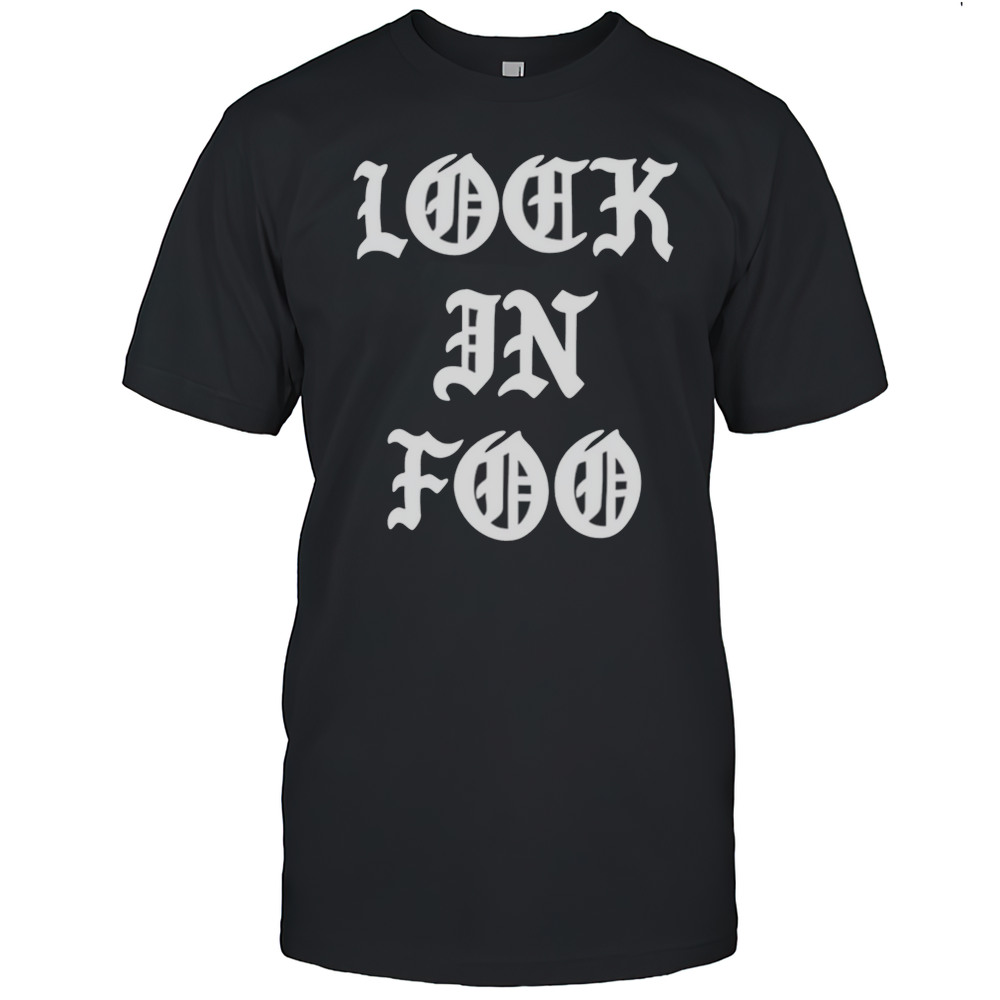 Lock In Foo Letter Shirt