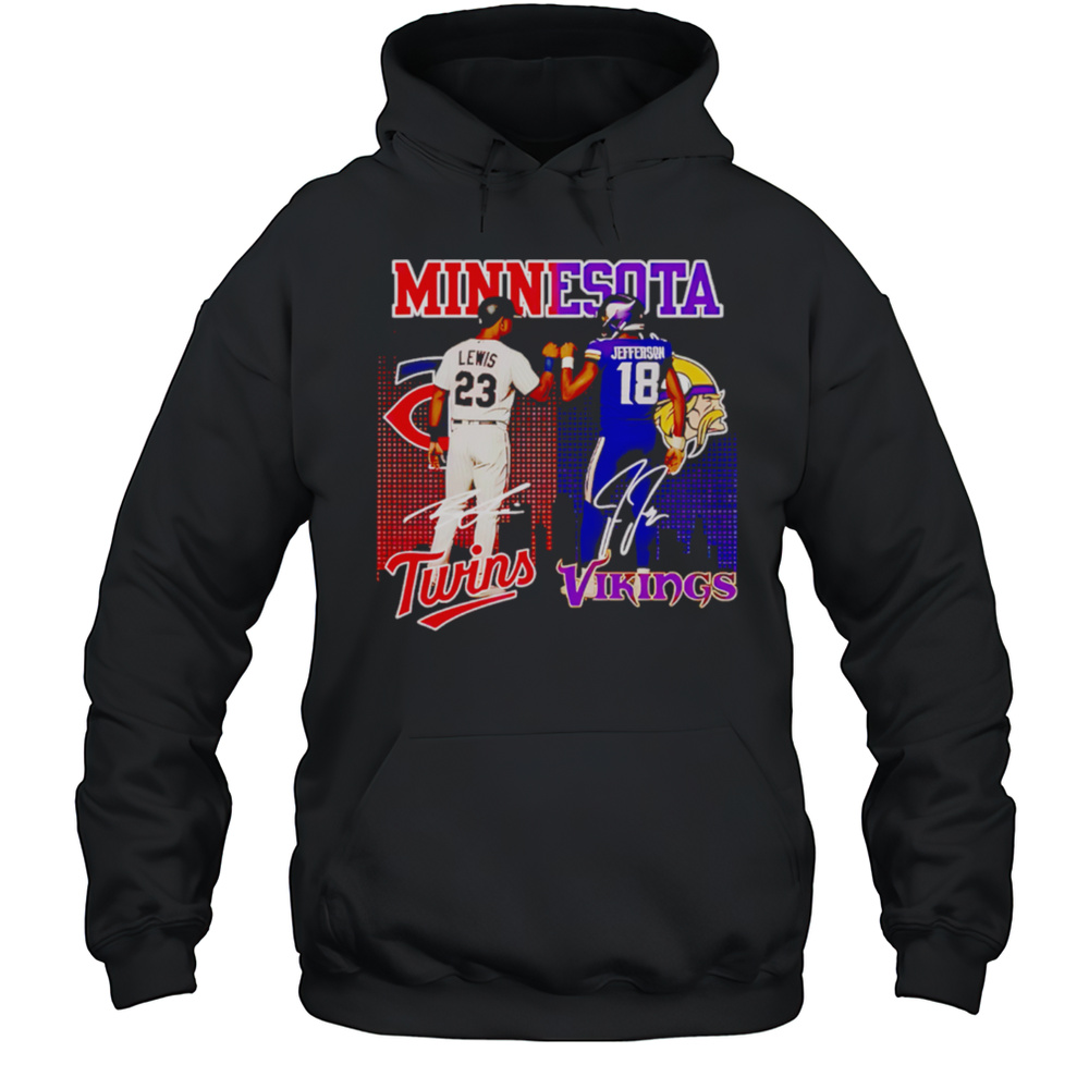 Minnesota Vikings And Twins Star Power Shirt Unisex Hoodie