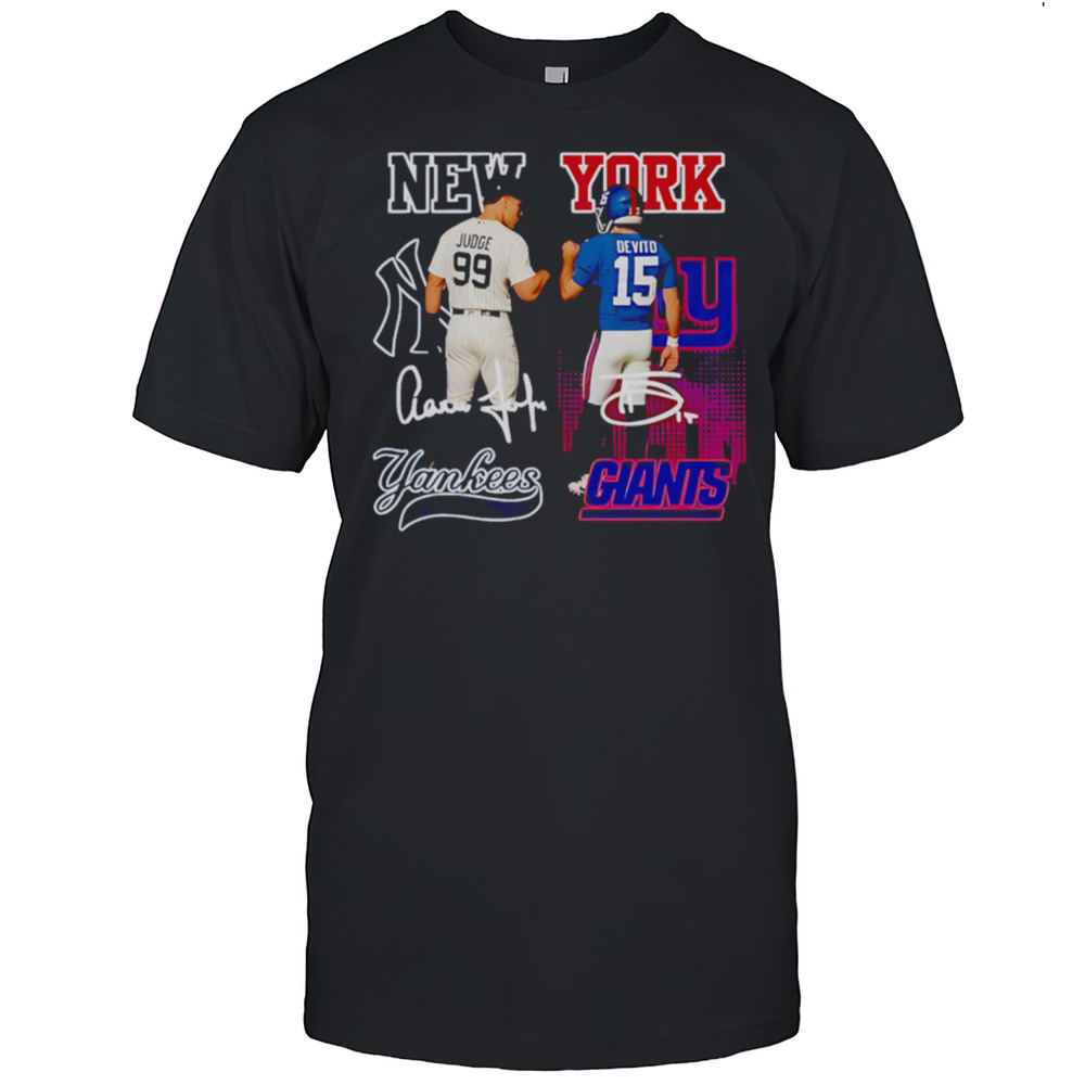 New York Yankees And Giants Star Power Shirt