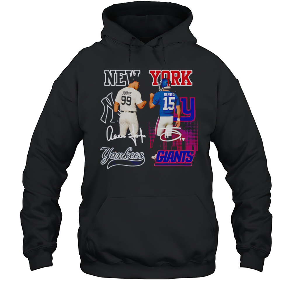 New York Yankees And Giants Star Power Shirt Unisex Hoodie