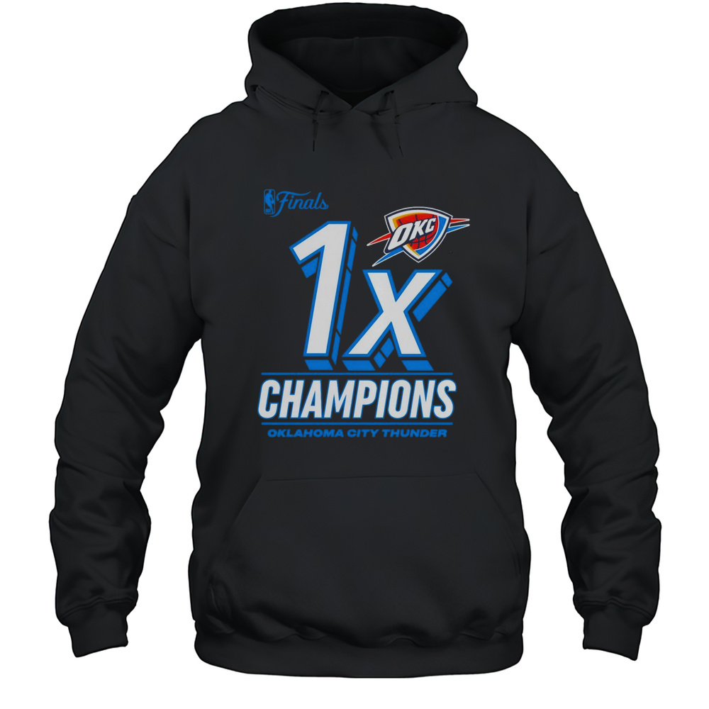 Oklahoma City Thunder Fanatics 2025 NBA Finals Champions Dunk Contest T-Shirt Unisex Hoodie