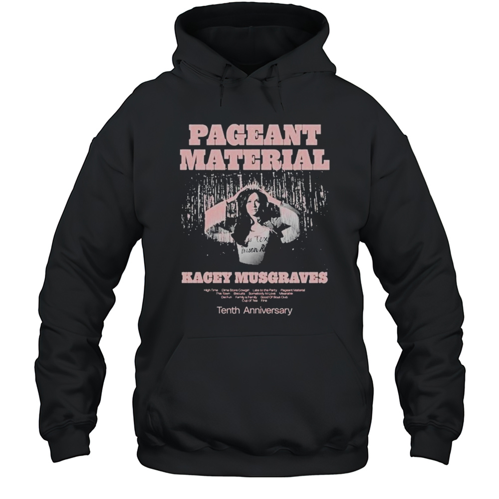 Pageant Material 10th Anniversary 2025 T-Shirt Unisex Hoodie
