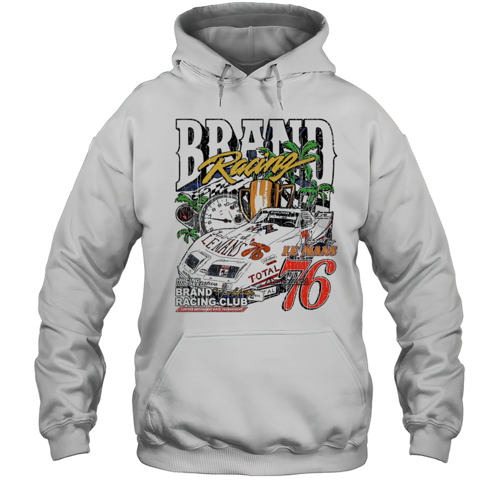 Racing Car Brand Racing Club Le Mans Signature Vintage Shirt Unisex Hoodie
