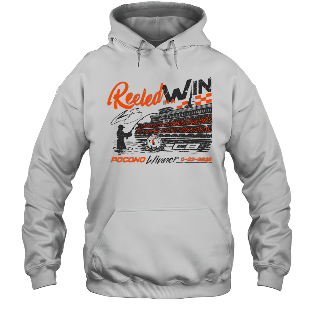 Reeled In A Win Pocono Winner Shirt Unisex Hoodie
