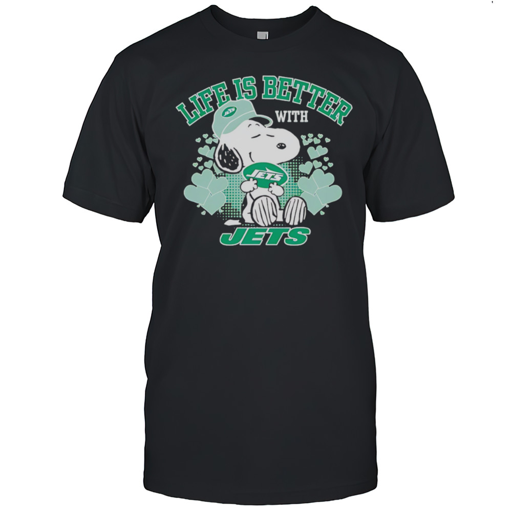 Snoopy Life Is Better With Jets Shirt