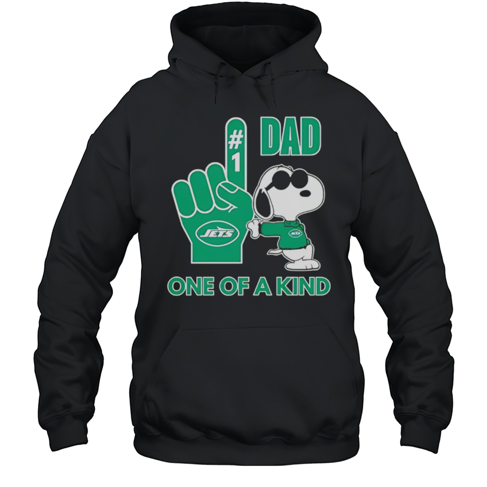 Snoopy New York Jets 1 DAD One Of A Kind Shirt Unisex Hoodie