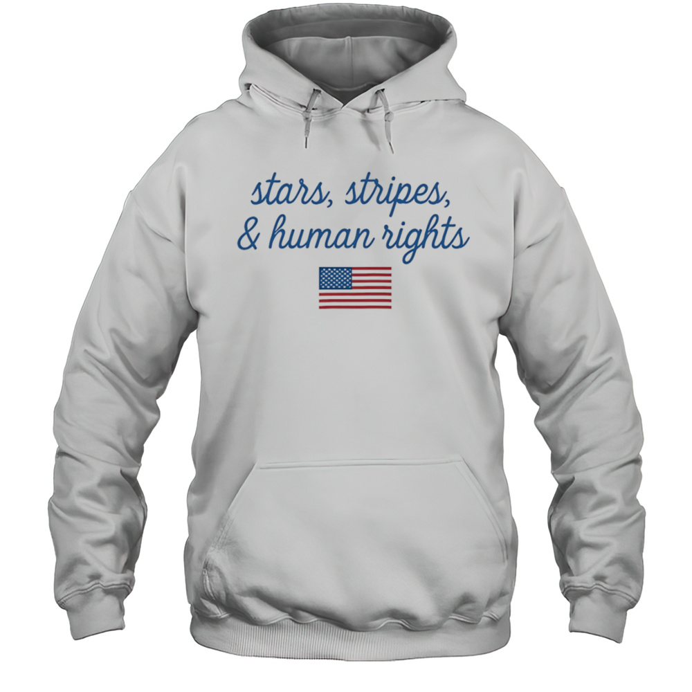 Stars Stripes And Human Rights Shirt Unisex Hoodie