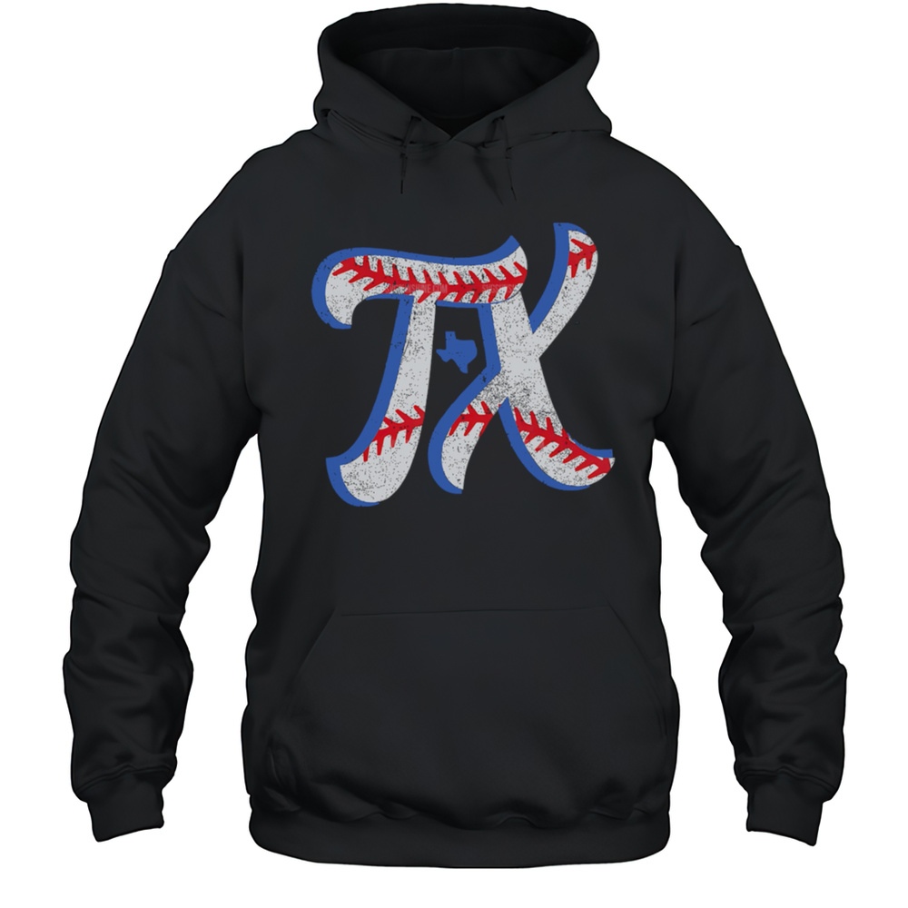 TX Logo Vintage Texas Baseball Shirt Unisex Hoodie