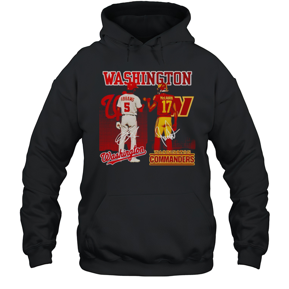 Washington Commanders And Nationals Star Power Shirt Unisex Hoodie