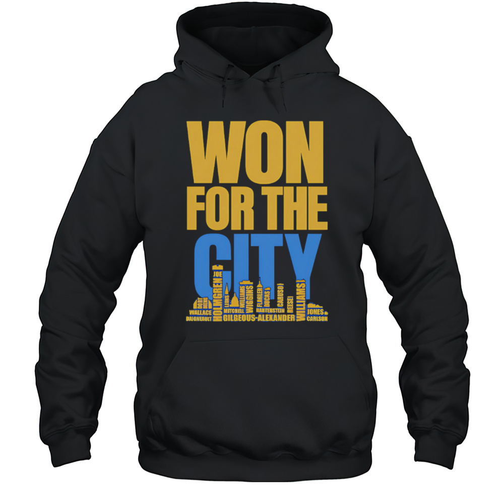 Won For The City Oklahoma City Thunder Fans Shirt Unisex Hoodie