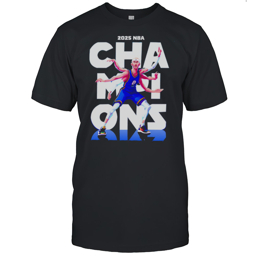 Alex Caruso Caricature 2025 NBA Champions Shirt