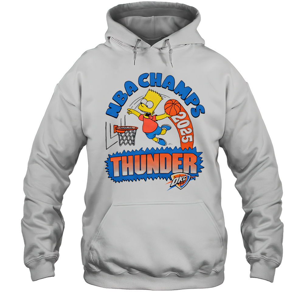 Bart X Thunder 2025 NBA Champs Shirt Unisex Hoodie